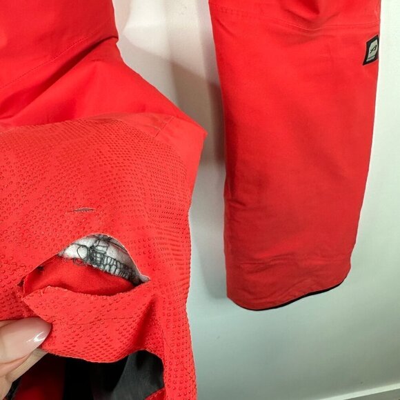 ORAGE  Womens Fitted Multi Pocket Snowpants Ski Pant  Bright Red Size Small - Picture 6 of 9